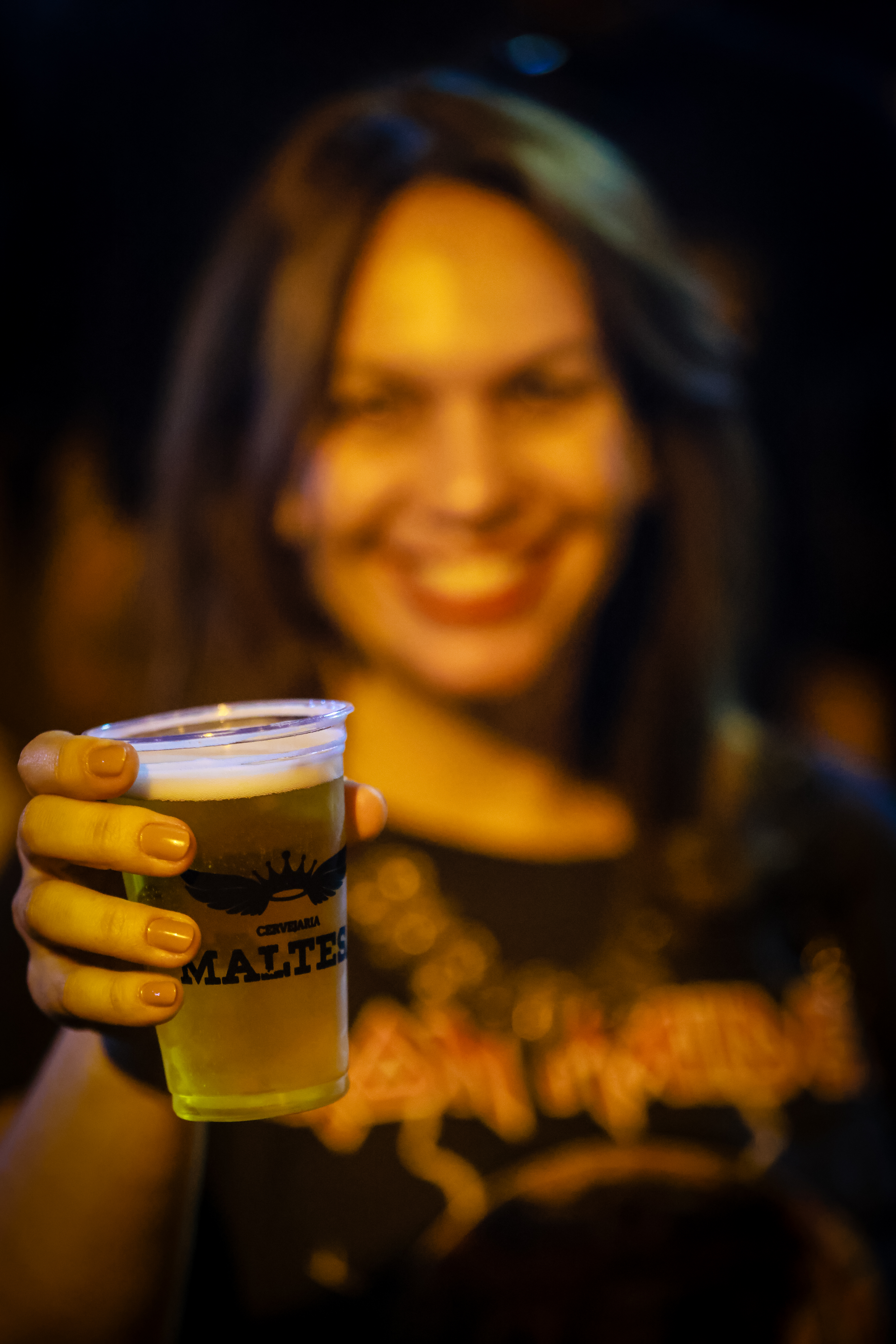 Chope Maltesa servido na taça